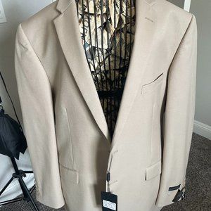 BNWT Tan Suit 44r Slim